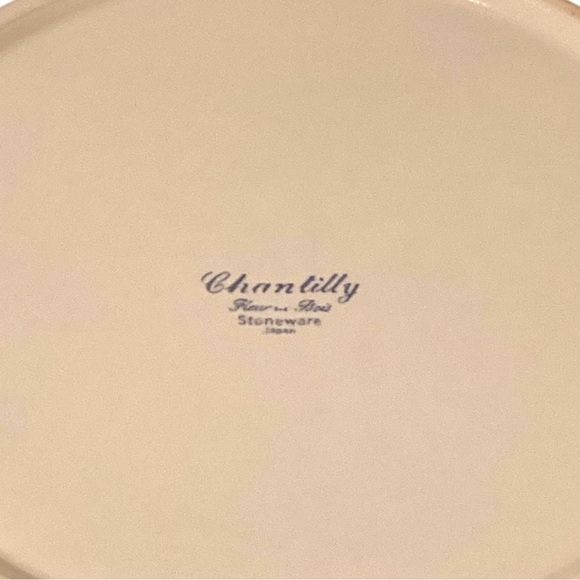 Vintage Hearthside Chantilly Fleur de Bois Stoneware Vegetable Bowl Japan 9” - Picture 3 of 5